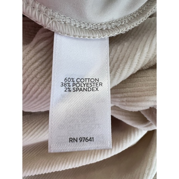 J Jill Women's Corduroy Stretch Pans Jogger Sz Small Beige Pull On - Picture 6 of 9